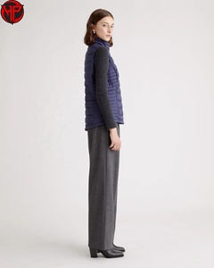 <b>Women</b> <b>Down</b> Alternative Puffer <b>Vest</b> Quilted Sleeveless Waistcoat Stand Collar Zip Front for Casual Travel - Product Image 4