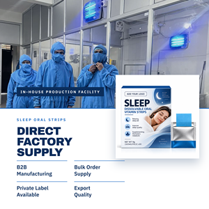 Tiras de Vitaminas Orales Disolubles para Dormir, Marca Privada, Ayuda para Dormir Relajante, Suplemento de Melatonina, Logotipo Personalizado, 30 Piezas - Product Image 2