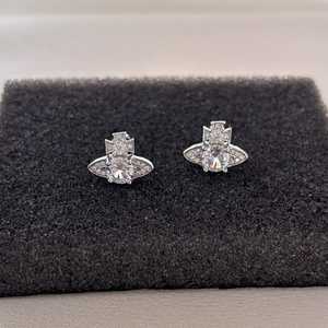 Sparkly Moissanite 1CT Round Cut Diamond Stud Earrings Streetwear Punk Stud Pushback 925 Sterling Silver Fine Proposal Gift - Product Image 6