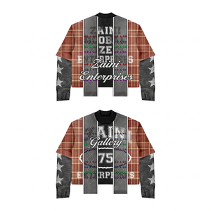 เสื้อยืดคอตตอนเจอร์ซีย์พรีเมียม 240 GSM สองชั้น สีดำ แขนสั้น และสีแทน แขนยาว สกรีนลายกราฟิกตามสั่ง - Product Image 1