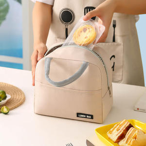 Portable Thermal Bento <b>Box</b> Carrier Waterproof Oxford Cloth Lunch Pouch with Sturdy Handles for Picnic Outdoor Meals - Product Image 5