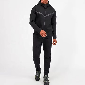 Chándal Deportivo Informal con Capucha y Logotipo Personalizado, 100% Algodón Ecológico, Absorbente de Humedad, para Gimnasio - Product Image 4