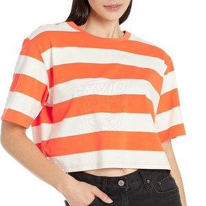 Best Selling Premium Quality Women Crop <b>Top</b> Shirts Online Sale Solid Color Crop <b>Top</b> Shirts 2026 - Product Image 4