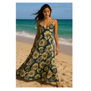 Vestido de Algodón para Mujer para el Día a Día con Atractivo Estampado Floral, Compre Directamente del Proveedor Indio a Precio de Mayoreo - Product Image 4