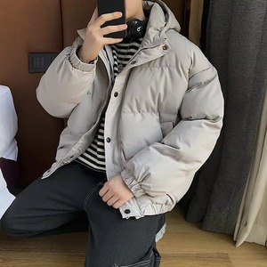 Chaqueta de Invierno 2022 para Hombre, Diseño Personalizado, con Capucha, Forro Polar, Efecto Burbuja, Resistente al Viento, Estilo Moderno - Product Image 6