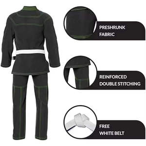 Traje de Karate de Alta Calidad 100% Algodón, Personalizable, Duradero, de Secado Rápido, Transpirable, Tejido Ecológico, Ajuste Cómodo para Uso Diario - Product Image 2