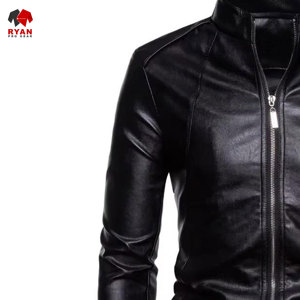 แจ็คเก็ตหนังผ้าระบายอากาศออกแบบพิเศษสำหรับผู้ชาย ยี่ห้อ Ryan Pro Gear พร้อมบริการสกรีนโลโก้ เป็นมิตรต่อสิ่งแวดล้อม - Product Image 4