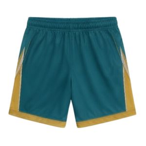 Unisex Teal Gold Sublimated Lacrosse Shorts Lightweight Polyester <b>Athletic</b> Sports Uniform Team Performance Apparel - Product Image 2