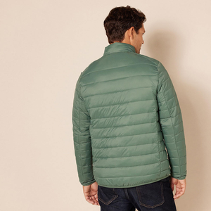 Chaqueta Acolchada Personalizada para Hombre, para Viajes al Aire Libre, Impermeable, con Cierre de Cremallera Ajustable en el Dobladillo y Logotipo Frontal - Product Image 2