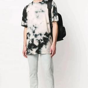 High Quality Men Acid Wash T Shirt Manufacturer Custom Printed Oversized Short Sleeve Solid Color Casual Wear Breathable Cotton - Product Image 2