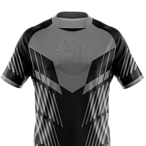 Ensemble de maillot et short de rugby personnalisable pour homme, tissu doux, coupe athlétique pour l'entraînement et les matchs - Product Image 4