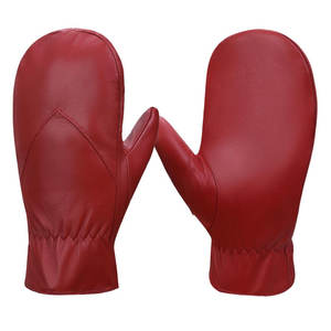 Guantes de Esquí para Hombre, Guantes de Cuero para Clima Frío de Invierno, Guantes de Piel para Invierno, Guantes de Cuero Auténtico - Product Image 1