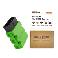 KONNWEI KW902 ELM327 V1.5 Pemindai Otomatis Bluetooth 5.0 OBD2 Alat Diagnostik Mobil Pembaca Kode Mini untuk Android/iOS