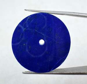 Esfera de Reloj de Lapislázuli Natural, Diseño Plano, Tamaño 31.50mm, Grosor 0.9mm, Hecho en Rajasthan - Product Image 3