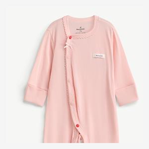 Mameluco ajustado de manga larga con cremallera para bebé recién nacida, de Lyocell y Spandex, ODM Vietnam - Product Image 3