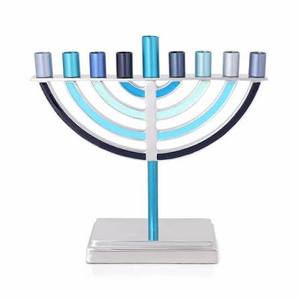 Menorah Decorativa de Latón para Hanukkah, el Más Vendido, para Celebraciones Judías, Exposiciones Culturales, Iluminación - Product Image 4