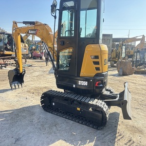 Mini Sany SY35U Excavator <b>Model</b> 3.8TON Operating Weight 0.12M Bucket Capacity Excellent Condition Good Performance - Product Image 3