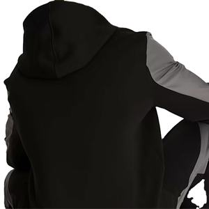 Conjunto Deportivo de Dos Piezas con Capucha, Unisex, Nueva Tendencia de Invierno, Casual, Transpirable, de Secado Rápido, Talla Grande, con Media Cremallera, de Algodón - Product Image 2