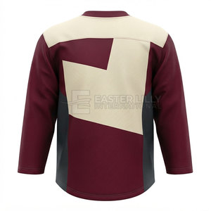Maillot de hockey sur glace classique, uniforme d'équipe personnalisé, maillot de sport de hockey, logo, nom, numéro, OEM, vente en gros - Product Image 2