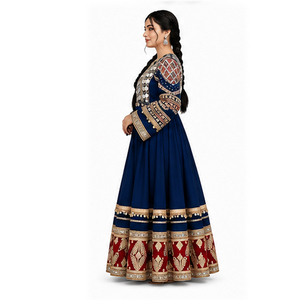 Nuevo Vestido Afgano Kuchi para Mujer, Salwar Kameez Tradicional Hecho a Mano, Ropa de Boda, Corte Holgado, Vestido Étnico Afgano Kuchi - Product Image 5