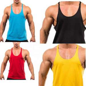 Camisetas sin mangas para culturismo para hombre, camiseta sin mangas de algodón para entrenamiento de gimnasio y fitness, ropa para correr, camiseta sin mangas tipo Stringer - Product Image 6