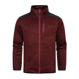 Veste en polaire pour homme, col montant en toile, respirante, personnalisable, haute qualité, fabrication professionnelle - Product Image 3