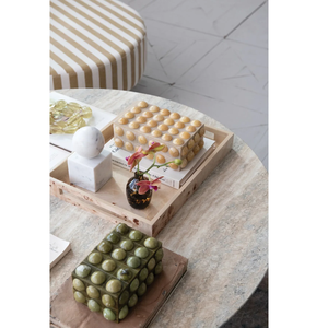Caja de Almacenamiento Decorativa de Resina de Lujo con Rayas Verdes y Blancas, con Tapa, Diseño de Resina, la Mejor Caja de Regalo para Guardar Anillos - Product Image 6