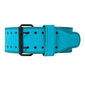 Boucle en acier à double pronge de qualité supérieure, en cuir de vachette, robuste, pour musculation, longueur personnalisable, pour la musculation en salle, OEM ODM - Product Image 2