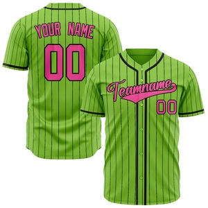 Factory Price Baseball Uniform Full Button Jersey Custom Sublimation Team Apparel Private Label Fast Production Worldwide - Product Image 1