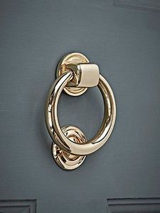 Timbre de Puerta Tradicional de Latón con Anillo, Decoración para Entrada, Accesorio para el Hogar, Diseño Redondo y Duradero - Product Image 5