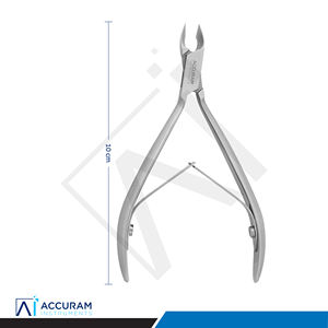 Cortauñas Profesional Accuram para Cutículas, Ergonómico, en Forma de Luna, de Acero Inoxidable, para Manicura y Pedicura - Product Image 5