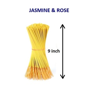 Varillas de incienso naturales de jazmín y rosa, suministro al por mayor a precio líder, caja de embalaje de incienso, incienso indio (amarillo) - Product Image 1