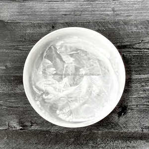 Cuencos de Resina Blanca al por Mayor, Vajilla Sostenible para Servir Pasta, Cereales, Frutas, Ensaladas, para Fiestas, Moon Rise Craft - Product Image 4
