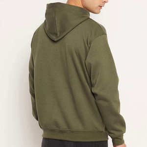 Sudadera con capucha de sherpa para hombre, estilo oversized, servicio de marca privada para minoristas independientes - Product Image 4