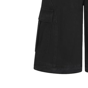 Nuevos shorts vaqueros oversize para hombre, holgados, estilo vintage, lavados, casuales, de moda urbana, de pierna ancha, para verano. - Product Image 6