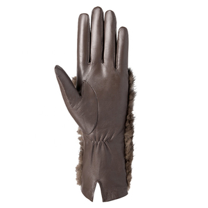 Leather <b>Touch</b> <b>Screen</b> <b>Gloves</b> Thermal Wrist Length Dress Style for Winter Casual Use - Product Image 4