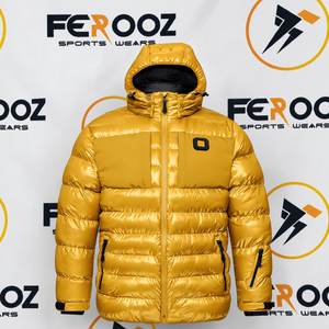 <b>Men</b> Winter Hooded Puffer Jacket Casual Outerwear Warm Down Coat Full Zip Winterwear Water Resistant Long Sleeve Winter Apparel - Product Image 2