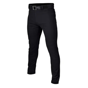 กางเกงเดรสสีดำล้วนสำหรับผู้ชายพร้อมเข็มขัดในตัว - Product Image 1