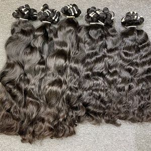 Vqhair ผมดิบแบบชาวเวียดนามสองคนผมหยิกแบบชาวพม่าคนหนึ่งผมต่อผมมนุษย์แบบหยิก - Product Image 3