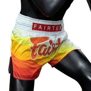 Meilleur fabricant de shorts de boxe Muay Thai imprimés par transfert thermique de haute qualité, légers, respirants et extensibles, personnalisables - Product Image 4