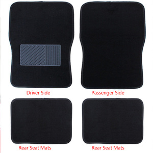 Set di 4 Tappetini Universali Antiscivolo in Poliestere per <span class=keywords><strong>Auto</strong></span>, Set Completo Durevole per Interni Anteriori e Posteriori - Product Image 6
