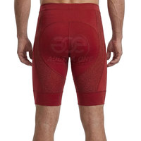 Shorts de cyclisme pour hommes Smart Fit, tricotés, mi-longs, couleur unie, légers, séchage rapide, service OEM, conçus pour l'entraînement cycliste