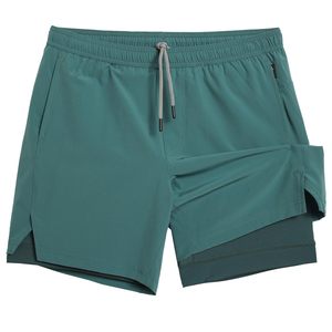Pantalones Cortos Deportivos 2 en 1 para Hombre con Forro de Compresión, Personalizados al por Mayor OEM - Product Image 1