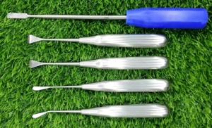 ชุดเครื่องมือผ่าตัดจมูก 5 ชิ้น ยี่ห้อ Azicon ประกอบด้วยเลื่อยและตะไบจมูก ทำจากสแตนเลส สำหรับศัลยกรรมตกแต่งกระดูก - Product Image 1