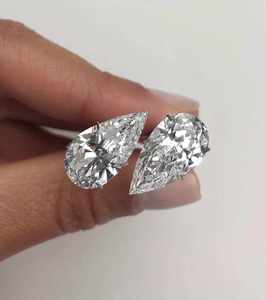 Diamant CVD en forme de poire, de qualité supérieure, certifié international, couleur D, cultivé en laboratoire, taille excellente, vente en gros - Product Image 6