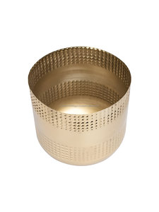 Maceta martillada de oro duradero de alta calidad para interior/exterior, sala de estar, balcón, jardín, maceta, decoración del hogar, suelo de diseño - Product Image 6