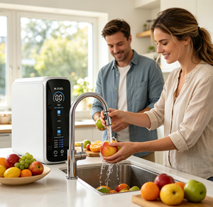 Sistema di Filtrazione <span class=keywords><strong>Acqua</strong></span> a Osmosi Inversa Smart per Cucina, Purificatore Sottolavello con Minerali, Filtro RO Alcalino per Hotel e Abitazioni, in Plastica - Product Image 4
