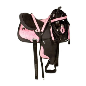 Selle de luxe pour chevaux de sport, équipement d'équitation confortable en cuir véritable pour ranch, selle de randonnée en cuir de vachette véritable, OEM - Product Image 1