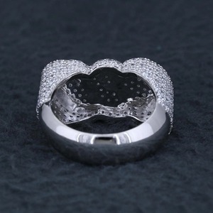 Custom CEO <b>Ring</b> <b>Mens</b> Iced Out Two Tone Lab Diamond Signet <b>Ring</b> Hip Hop Bling Jewelry Boss Hustle Gift Statement <b>Ring</b> - Product Image 5