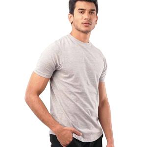 เสื้อยืดผู้ชายคอกลมแขนสั้นผ้าฝ้ายผสมสีจำนวนมากกับแบรนด์ของคุณเอง - Product Image 2